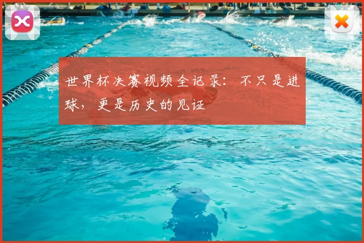 世界杯决赛视频全记录：不只是进球，更是历史的见证